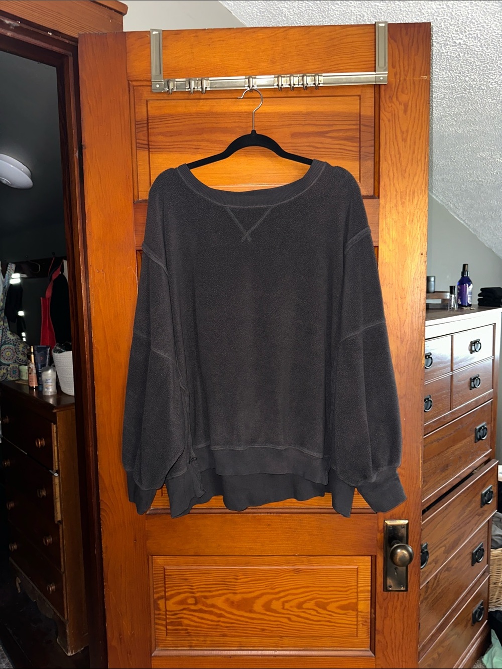American Eagle Women’s Charcoal Crewneck Sweater - Classic Comfort
